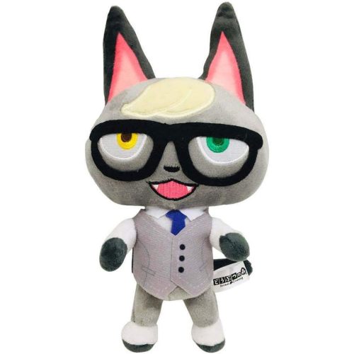 Animal Crossing New Leaf Plush Toy Suitable for Collection, Animal Crossing: New Horizons Stuffed Doll Toy for Boy Girl Christmas Halloween Birthday Gift, 8“ (Raymond)