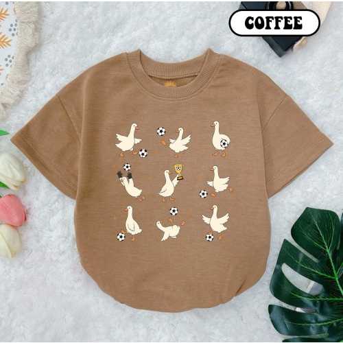 Funny Silly Goose Soccer Baby Romper, Gameday Infant Clothes, World Cup 2026 , Baby Shower Gift