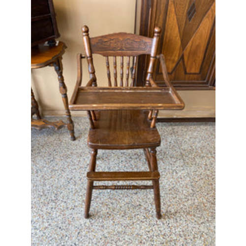 Antique high chair – Furniture Thrift Store