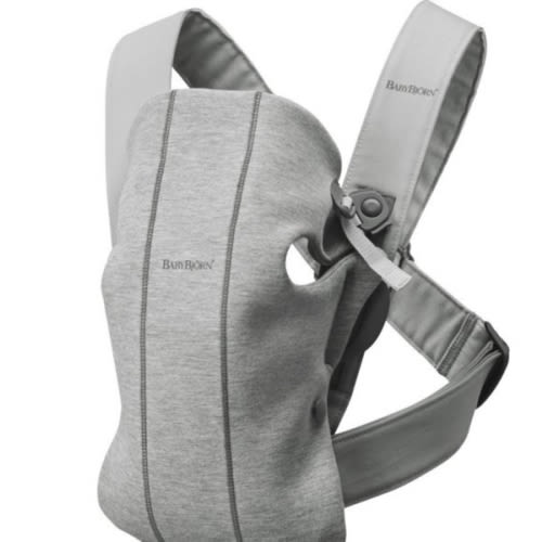 BabyBjörn Baby Carrier Mini - Light Beige 3 D Jersey