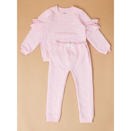 Mae Quilted Bow Top and Pant Set by Mud Pie