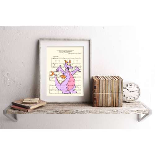 Figment One Little Spark Sheet Music Art Print