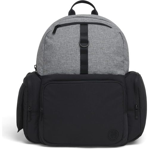 HUGGIES Unisex-adult Day Pack Diaper Backpack, Dark Grey Heather/Black, One Size