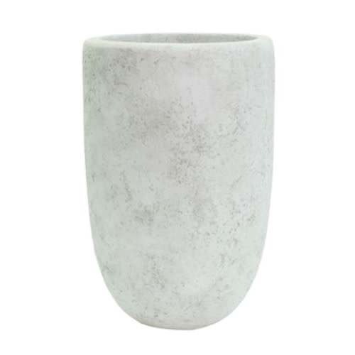 Origin 21 Round 9.75-in W Large White Mixed/Composite Contemporary/Modern Indoor/Outdoor Planter PC9239 at Lowes.com