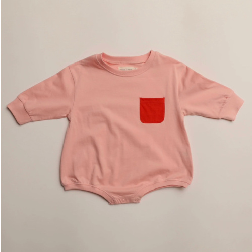 Harley Pocket Romper in Blossom – Winnie + Crew