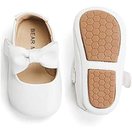 Felix & Flora Baby Infant Girls Soft Sole Floral Princess Mary Jane Shoes Prewalker Wedding Dress Shoes
