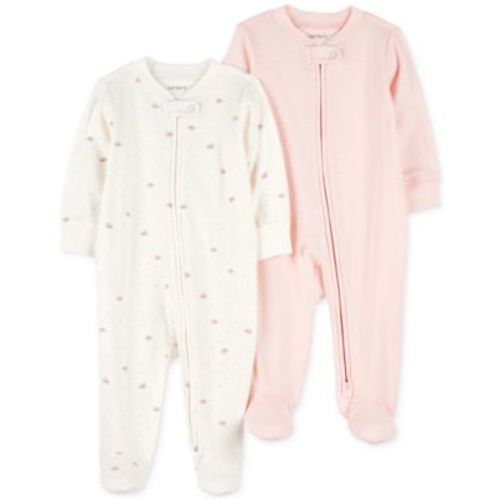 Baby 2-Pk. Cotton Sleep & Play Pajamas