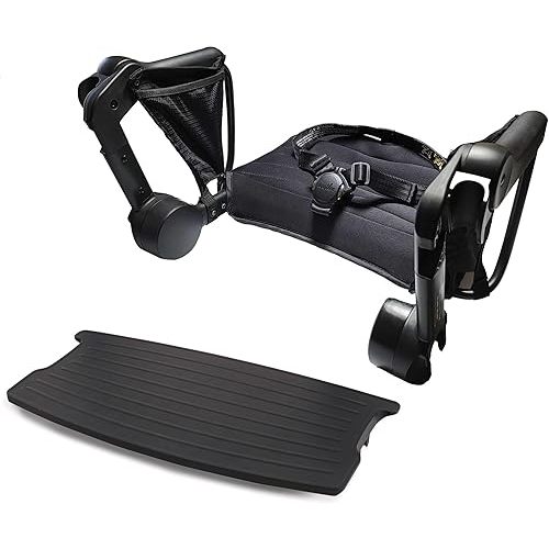 Austlen Entourage 2.0 Sit & Stand Attachment: Adjustable Jump Seat and Standing Mount Double Baby Stroller Accessories