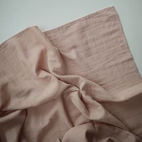 Amazon.com: mushie Muslin Baby Swaddle Blanket | 100% Organic Cotton (Pink Flowers) : Baby