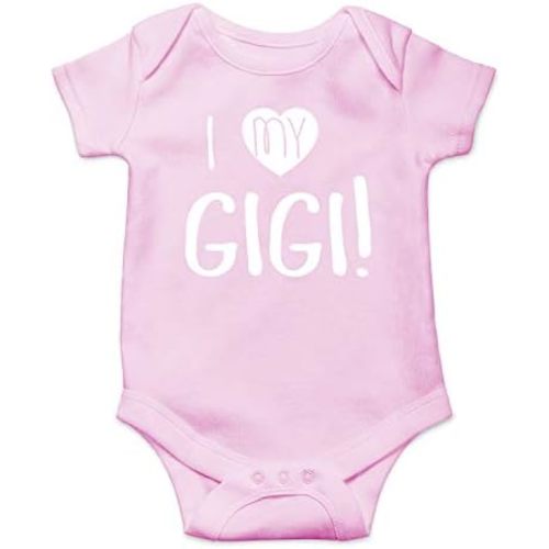 I Love My Gigi - Funny Baby Essentials Bodysuit - Baby Girl Romper Cute Newborn Boy Clothes