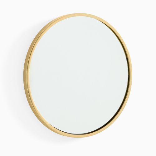 Metal Frame Round Wall Mirror