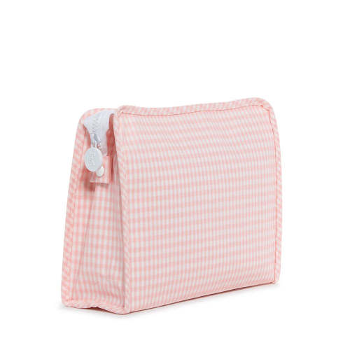 Roadie Large Zip Pouch Gingham Taffy by TRVL Design | Lila & Hayes