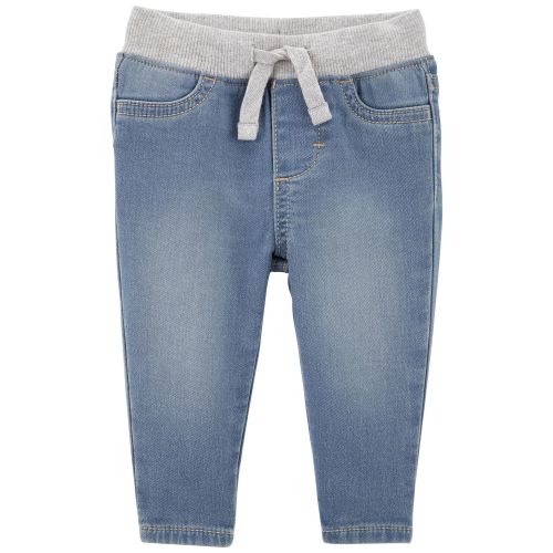 Baby Pull-On Knit Denim Pants - OshKosh | Carter's