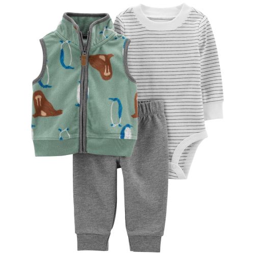 3-Piece Little Vest Set - 12M - Multi