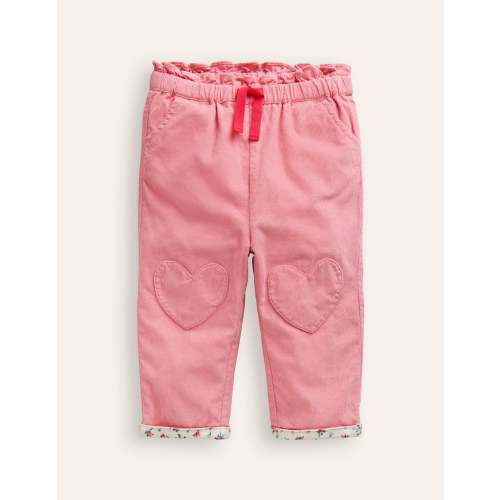 Cord Trousers-Almond Pink