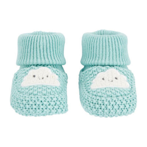 Carter's Baby Unisex 1 Pair Baby Booties, Color: Mint - JCPenney