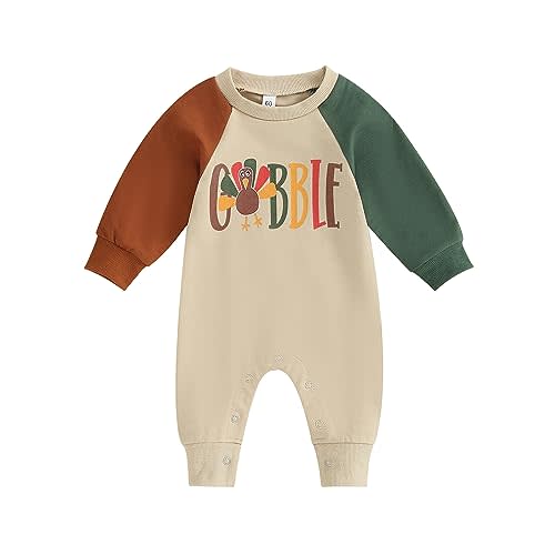 Halloween Baby Boy Girl Outfit Pumpkin Long Sleeve Onesie Romper Jumpsuit Halloween Clothes Girl Boy