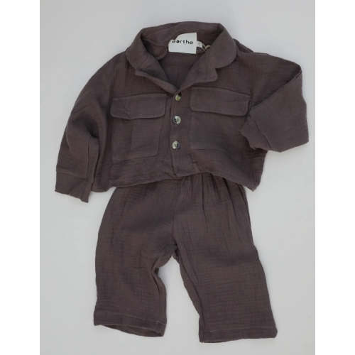 earthy relaxed muslin set