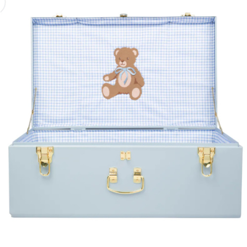 Teddy Bear Grand Baby Trunk - Light Blue