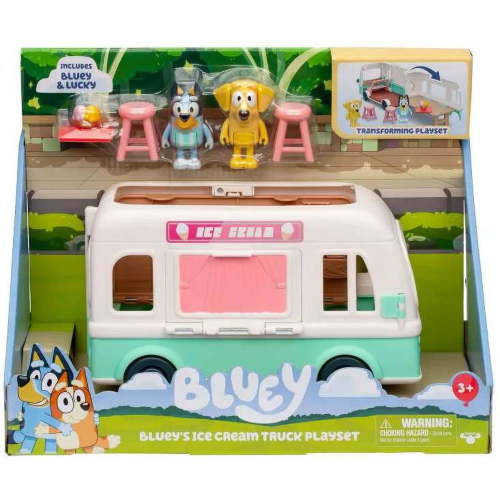 Bluey's Ice Cream Truck Transforming Playset