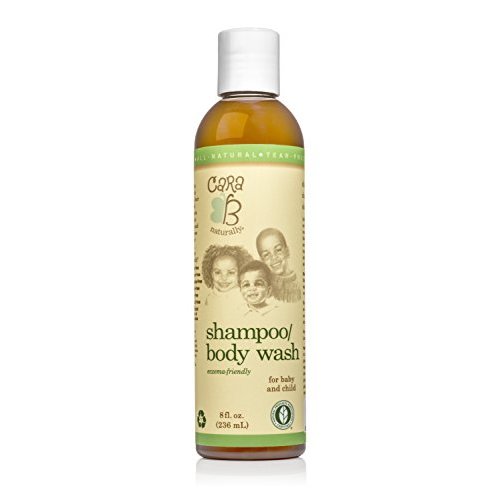 CARA B Naturally Baby Shampoo and Body Wash for Textured, Curly Hair - Eczema-Friendly Formula – No Parabens, Sulfates, Phthalates - 8 Ounces