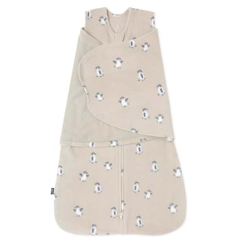HALO Swaddle Micro-Fleece Tog 3.0, Penguin Pals, Newborn