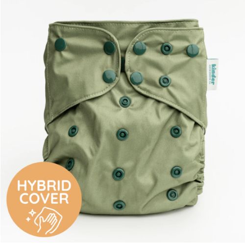 Solid Color: NEW Essentials Hybrid Wipeable Diaper Cover