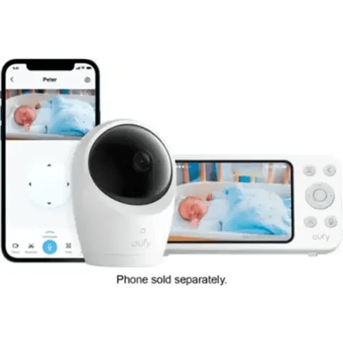 eufy - E20 Baby Monitor with 2K Camera - White