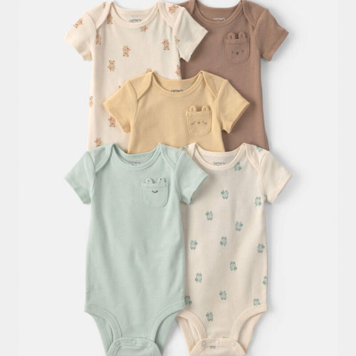 Baby 5-Pack Critter Multipack Bodysuits | Carter’s Oshkosh Canada
