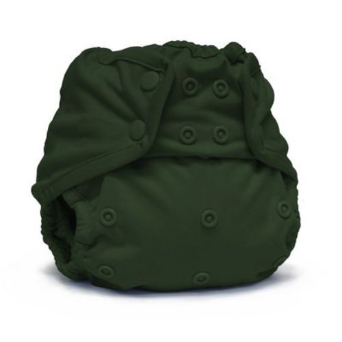 Kanga Care Rumparooz Double Leg Gusset Reusable Cloth Diaper Cover One Size Snap | Pine Green 6-35 lbs