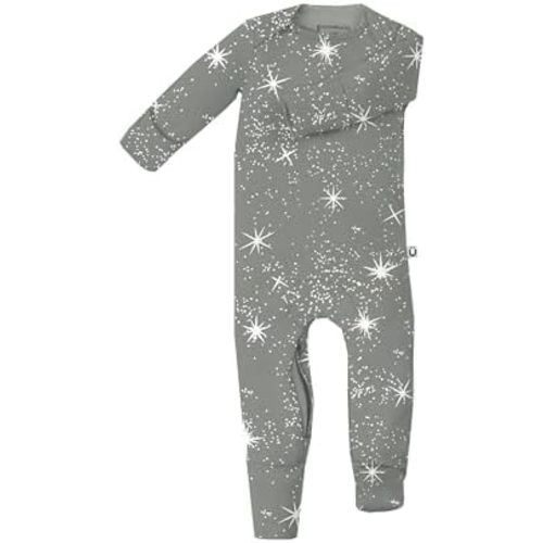 GUNAMUNA Unisex Baby Toddler Ultra-Soft Convertible Pajama, Footie or Romper Sleeper with Diaper Zipper, Newborn to 24 Months