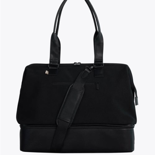 BÉIS 'The Weekender' in Black - Black Travel Bag & Overnight Bags