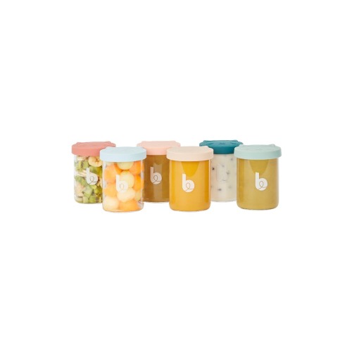 6-Pack Isy Glass Storage Jars