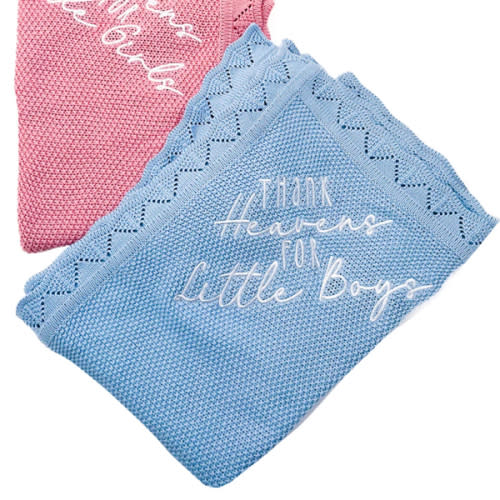 Thank Heavens Knit Blanket – OUR HOUSE ABOVE