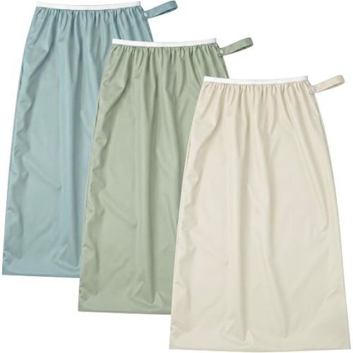 3 Pack Pail Liner for Cloth Diapers Reusable Diaper Pail Liner Bags Hangable with Strap Waterproof Washable Wet Bag for Cloth Diaper, Dirty Diapers, Laundry and Garbage(Forest Green)