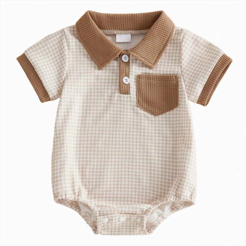 JUMEYU Boy Baby Clothes Baby Boy Girl Clothes Bodysuit Funny Cute 0 3 6 9 12 18 24 Months (Coffee,0-3 Months)