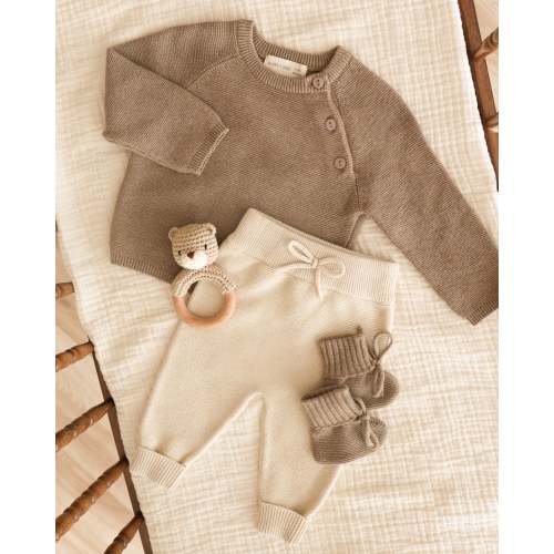 Knit Pant Heathered Natural