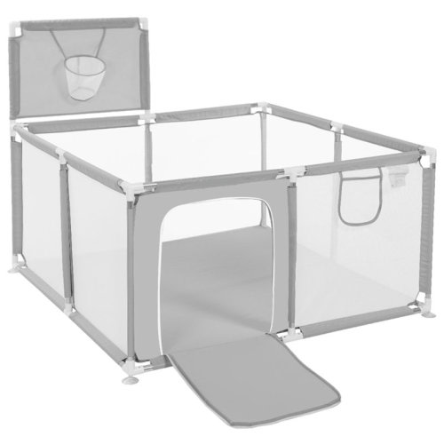 Toocapro 50" x 50" Baby Playpen with Basketball Hoop, Toddler Kids Playard for Indoor and Outdoor & Reviews | Wayfair