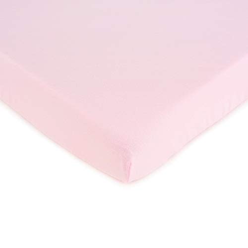 SHEETWORLD.COM – 31x39 Fitted Playard Sheet - Compatible with Maxi Cosi Swift Playard – 100% Cotton – Baby Pink