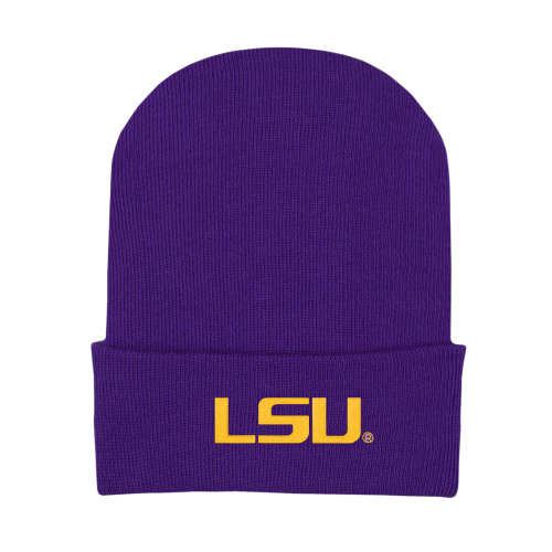 LSU Tigers Knit Cap | College Baby