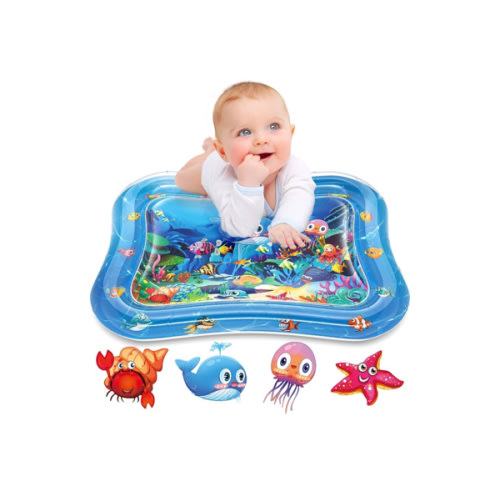 Infinno Inflatable Tummy Time Mat Premium Baby Water Play Mat for Infants and Toddlers Baby Toys for 3 to 24 Months, Strengthen Your Baby's Muscles, Portable