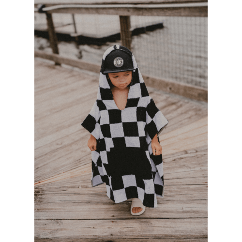 Checker Poncho Towel