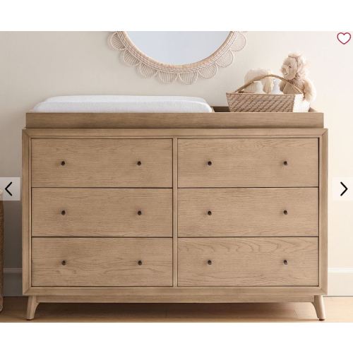 Sloan Extra Wide Dresser & Topper - Seadrift