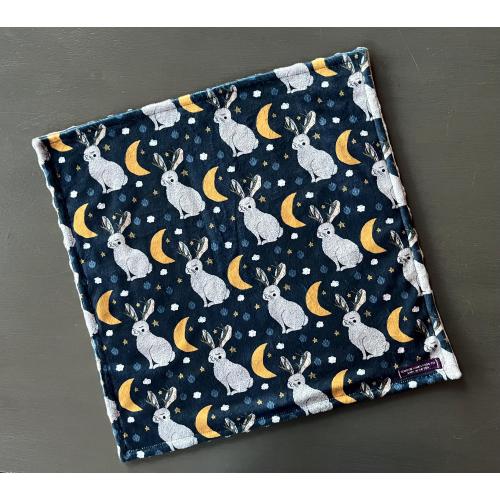 Jackalope Minky Lovey: Baby Security Blanket, Whimsical Decor