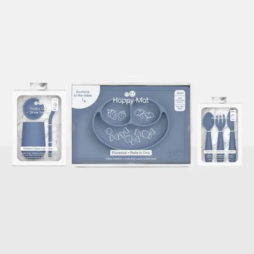 Happy Feeding Set - Indigo