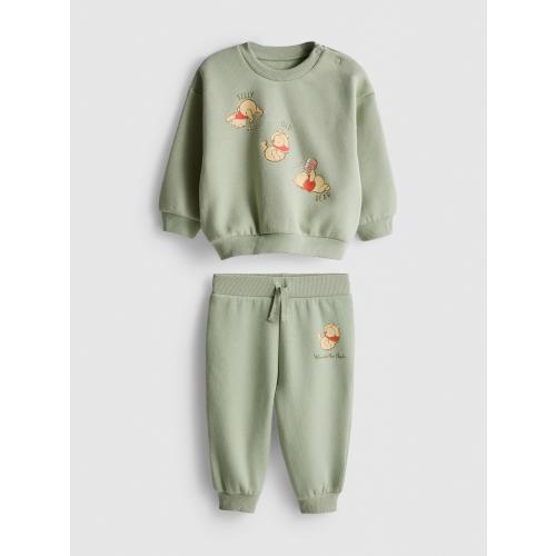 0-18mths | Disney’s Winnie The Pooh Sweatshirt and Joggers Newborn Set