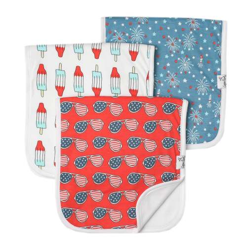 Premium Burp Cloths - Spangled
