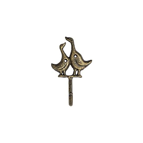 Wall Mounted Cast Iron Home Decor Single Hook with Unique Design (Ducks)