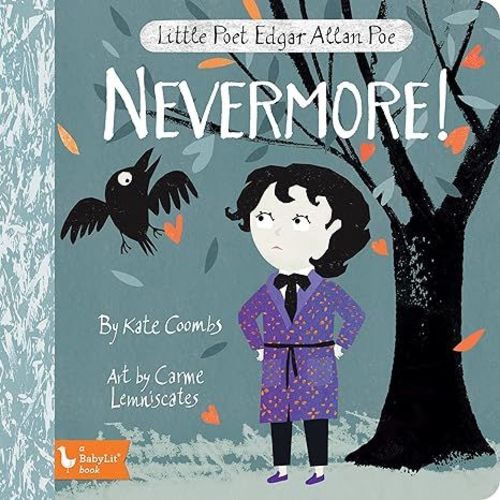 Edgar Allan Poe: Nevermore! BabyLit Board Book - Blue