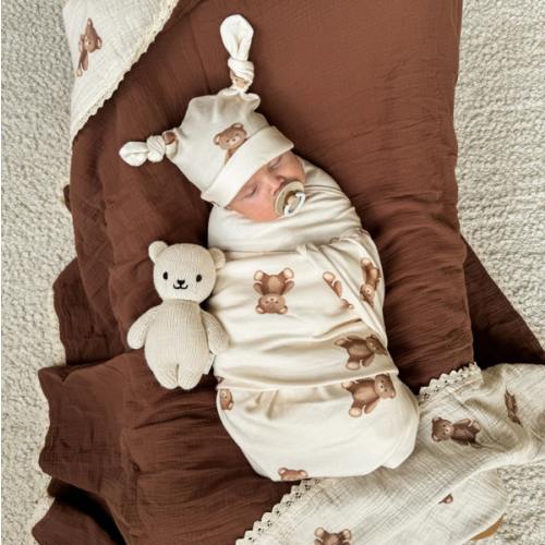 Swaddle Set | Teddies – Little and Fern